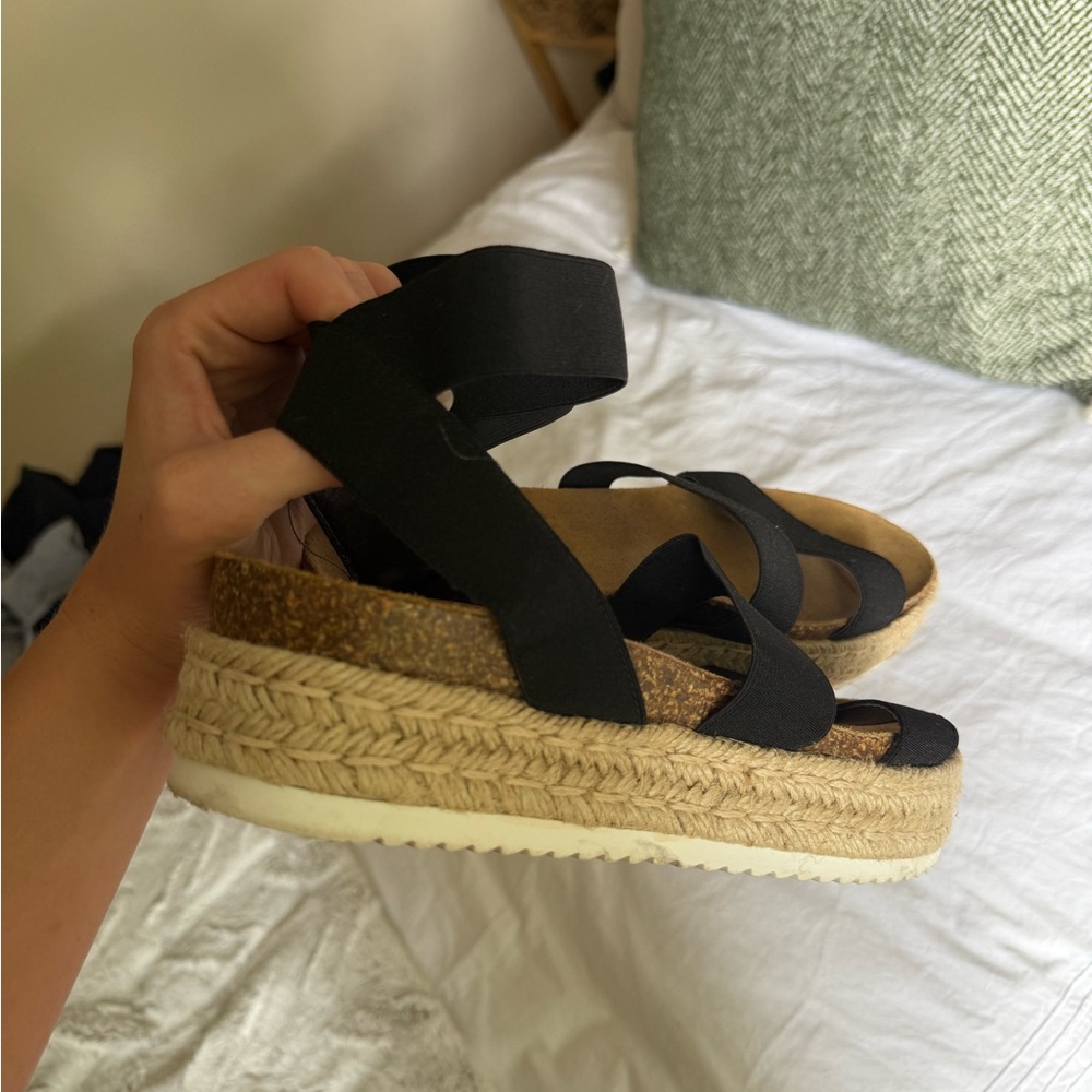 Black Steve Madden Espadrilles